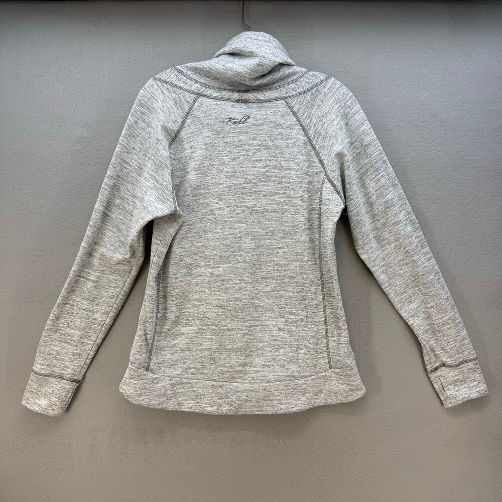 Kuhl Sweatshirt Women's L Lea Pullover Grey Heather Cowl Neck Athleisure Outdoor - Picture 2 of 10
